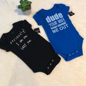 Okie dokie Body suit bundle of two